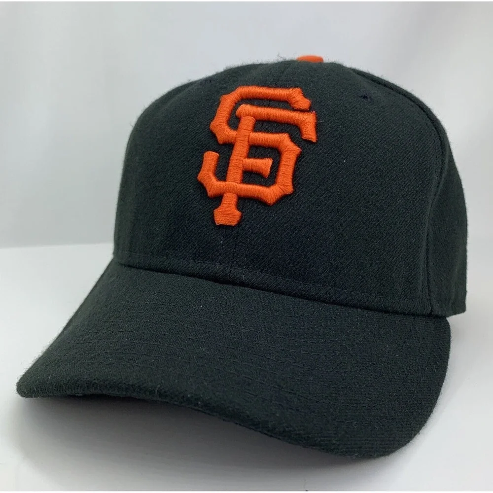 San Francisco Giants Black Orange Hat New Era 59FIFTY Fitted 7 1/4 Baseball Cap